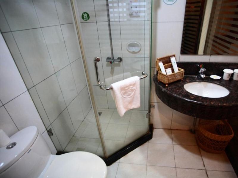 הואהי'אן Greentree Inn Jiangsu Huaian Chuzhou Avenue Business Hotel מראה חיצוני תמונה