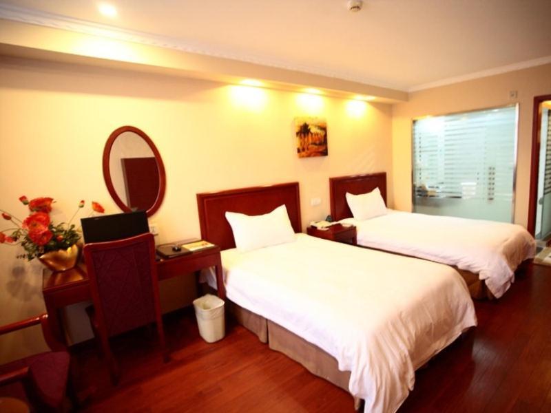 הואהי'אן Greentree Inn Jiangsu Huaian Chuzhou Avenue Business Hotel מראה חיצוני תמונה