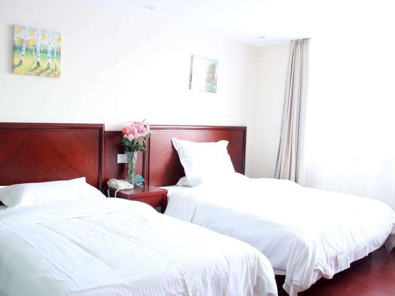 הואהי'אן Greentree Inn Jiangsu Huaian Chuzhou Avenue Business Hotel מראה חיצוני תמונה