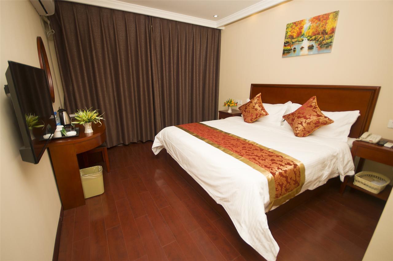 הואהי'אן Greentree Inn Jiangsu Huaian Chuzhou Avenue Business Hotel מראה חיצוני תמונה