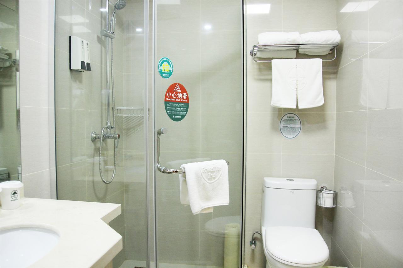 הואהי'אן Greentree Inn Jiangsu Huaian Chuzhou Avenue Business Hotel מראה חיצוני תמונה