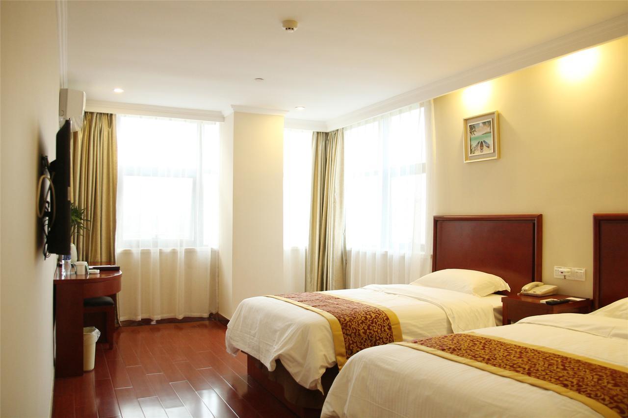 הואהי'אן Greentree Inn Jiangsu Huaian Chuzhou Avenue Business Hotel מראה חיצוני תמונה