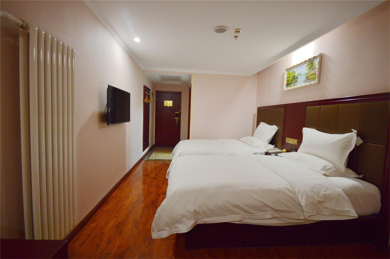 הואהי'אן Greentree Inn Jiangsu Huaian Chuzhou Avenue Business Hotel מראה חיצוני תמונה