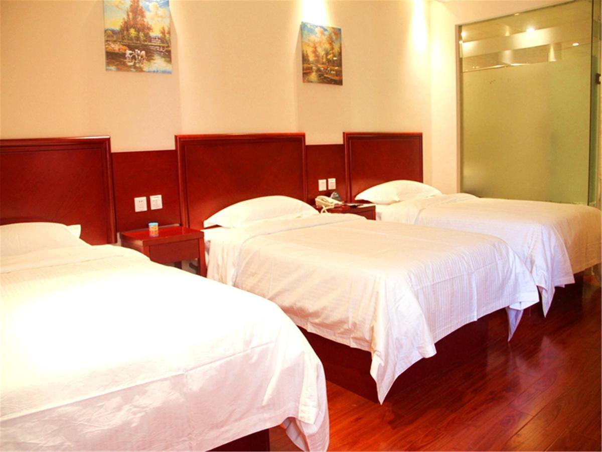 הואהי'אן Greentree Inn Jiangsu Huaian Chuzhou Avenue Business Hotel מראה חיצוני תמונה