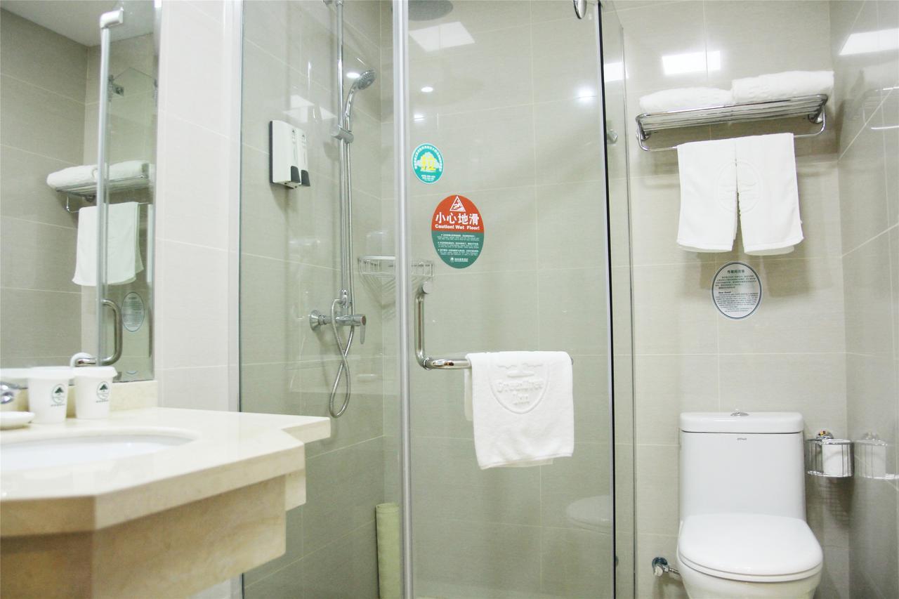 הואהי'אן Greentree Inn Jiangsu Huaian Chuzhou Avenue Business Hotel מראה חיצוני תמונה