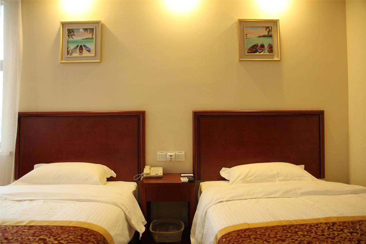 הואהי'אן Greentree Inn Jiangsu Huaian Chuzhou Avenue Business Hotel מראה חיצוני תמונה