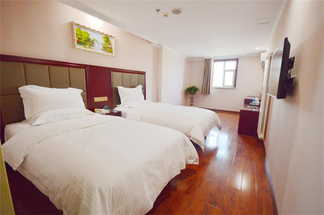 הואהי'אן Greentree Inn Jiangsu Huaian Chuzhou Avenue Business Hotel מראה חיצוני תמונה